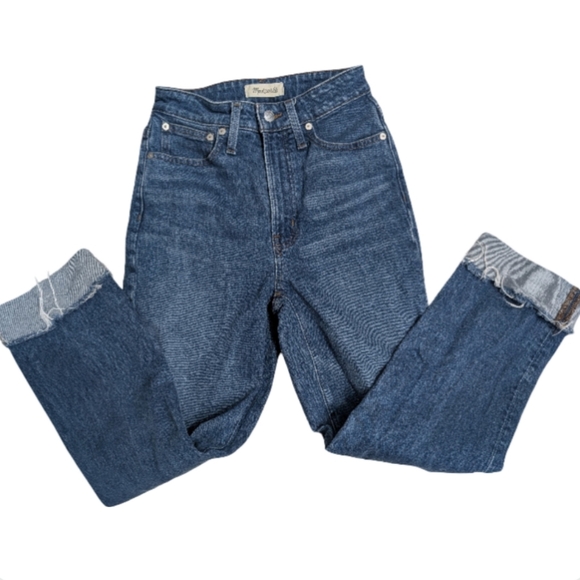 Madewell Curvy Perfect Vintage Straight Jean Size 25 NWT Hourglass Fit - Picture 4 of 14